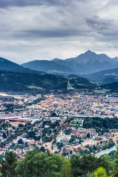 Nordkette hora v Tyrolsku, innsbruck, Rakousko. — Stock fotografie