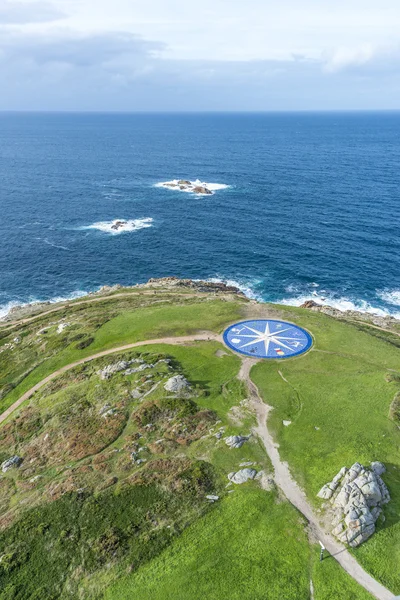 Compass rose in A Coruna, Galicia, Spain. — Stock Photo, Image