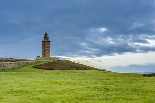 Torre de Hércules en A Coruna, Galicia, España . —  Fotos de Stock