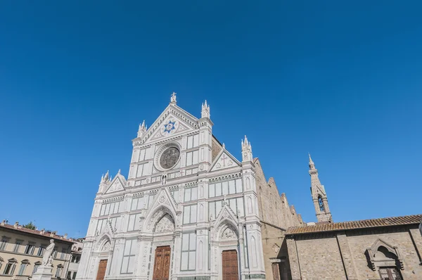 La Basilique de la Sainte Croix à Florence, Italie — Photo