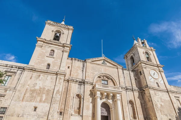 Katedrála svatého Jana ve Vallettě, malta — Stock fotografie