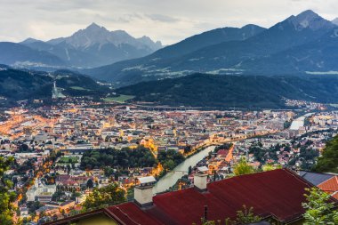 nordkette dağ tyrol, Innsbruck, Avusturya.