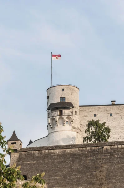 Castillo de Hohensalzburg (Festung Hohensalzburg) en Salzburgo, Austri — Foto de Stock