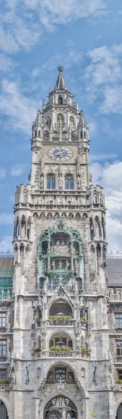 Neues Edifício Rathaus em Munique, Alemanha — Fotografia de Stock