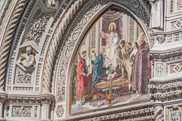 Basilica di santa maria del fiore, Floransa, İtalya — Stok fotoğraf