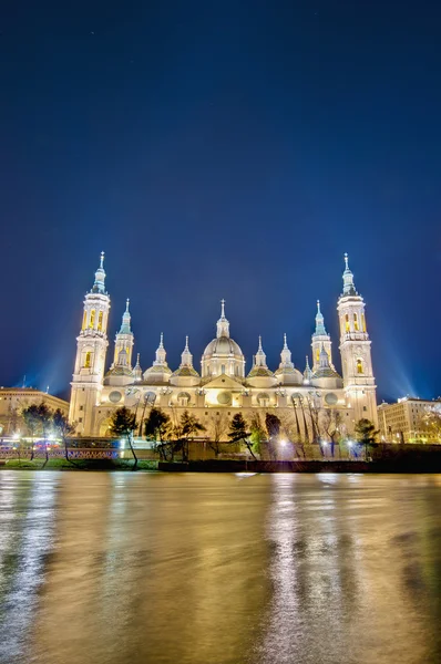 Basílica Nossa Senhora do Pilar em Zaragoza, Espanha — Fotografia de Stock