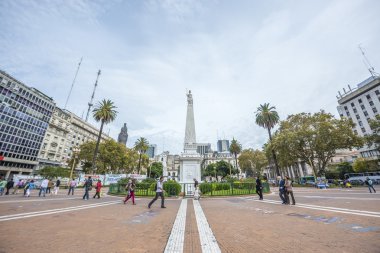 piramide de mayo buenos aires, Arjantin.