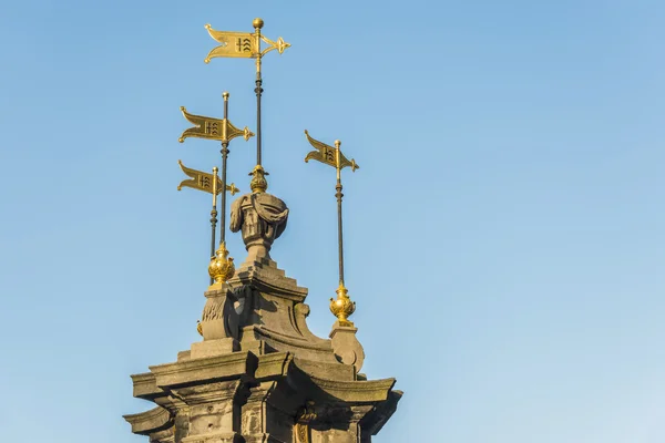 Pilory Well Fountain in Mons, Belgium. — Stock Photo, Image