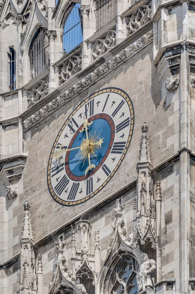 Neues rathaus budynku w Monachium, Niemcy — Zdjęcie stockowe