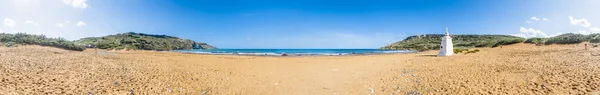 Ramla beach auf der nördlichen seite von gozo, malta — Stockfoto