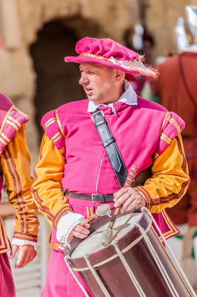 Parada Guardia la St. Jonh 's Cavalier din Birgu, Malta . — Fotografie, imagine de stoc