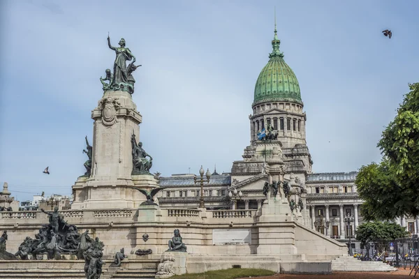 Площадь Конгресса в Буэнос-Айресе, Аргентина — стоковое фото