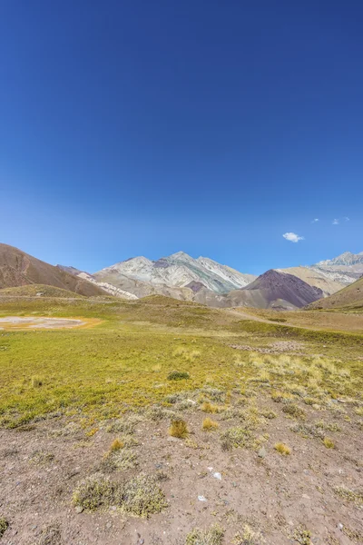 Aconcagua w Andach w mendoza, Argentyna. — Zdjęcie stockowe