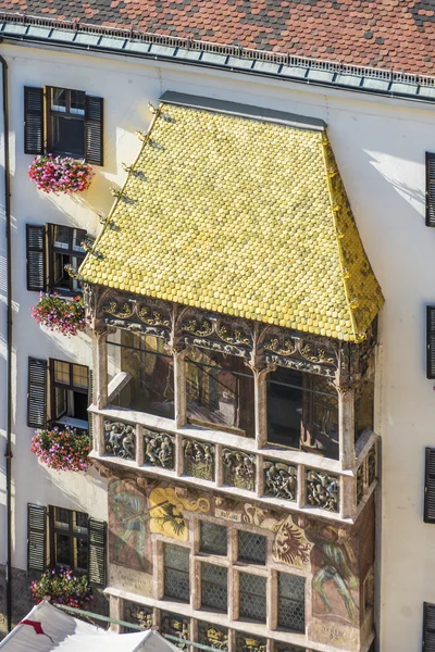 Das goldene dach in innsbruck, österreich. — Stockfoto