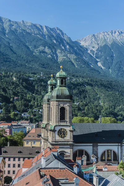 Katedra Świętego Jakuba w innsbruck, austria. — Zdjęcie stockowe