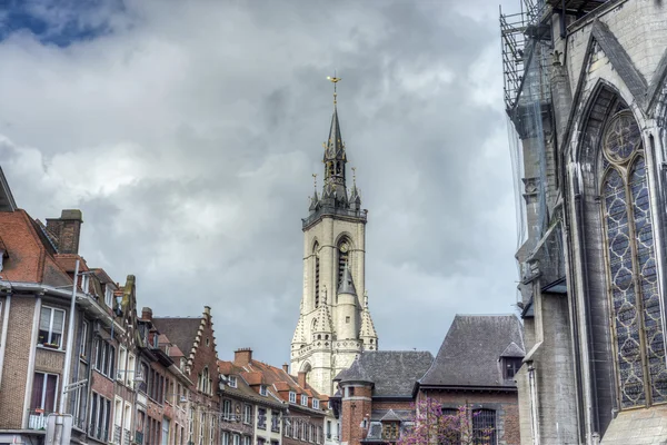 Gruuthuse Müzesi (Fransızca: beffroi) nın tournai, Belçika — Stok fotoğraf