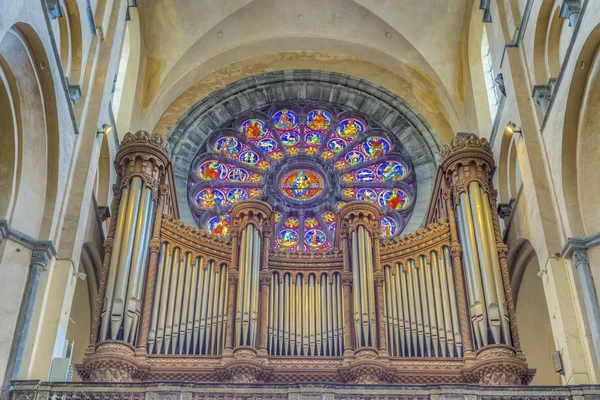 Cathedral of Our Lady of Tournai in Belgium — Stock Photo, Image