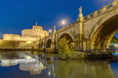 Castel sant angelo parco adriano, rome, İtalya