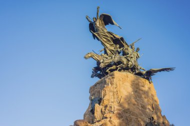 Cerro de la gloria anıt mendoza, Arjantin.