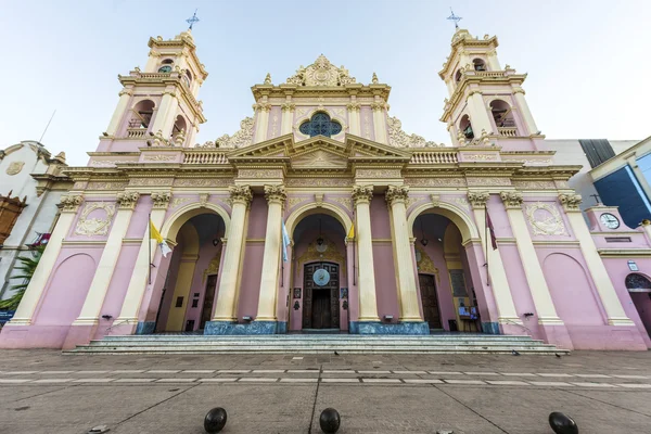 Katedrální bazilika v salta, argentina — Stock fotografie