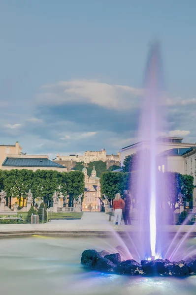 Mirabell tuin (mirabellgarten) in salzburg, Oostenrijk — Stockfoto