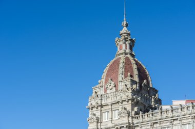 coruna belediye binası içinde bir coruna, İspanya.