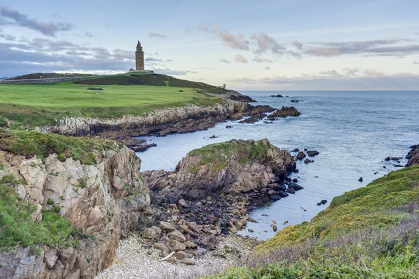 Tower of Hercules in A Coruna, Galicia, Spain. — Stock Photo, Image