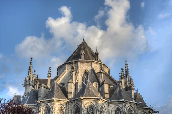 Iglesia de San Waltrude en Mons, Bélgica . — Foto de Stock