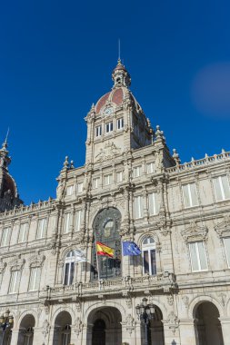 coruna belediye binası içinde bir coruna, İspanya.