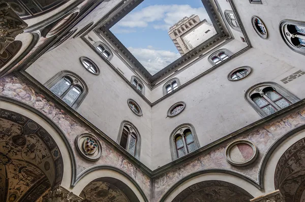 Palazzo Vecchio, Florens stadshus, Italien. — Stockfoto