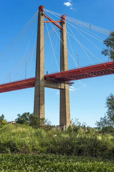 Zarate Brazo Largo Bridge, Entre Rios, Argentina — Stock Photo, Image