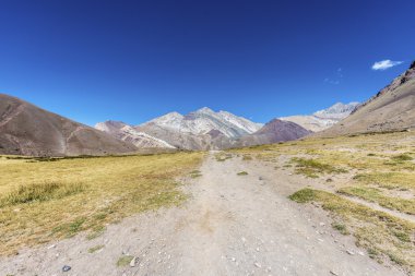Aconcagua, mendoza, Arjantin andes Mountains.
