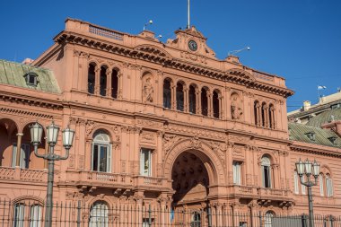 casa rosada bina buenos aires, Arjantin.