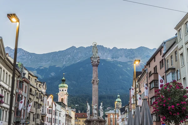 Columna de Santa Ana en Innsbruck, Austria . —  Fotos de Stock