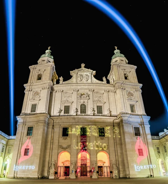 La Catedral de Salzburgo (Salzburger Dom) en Salzburgo, Austria — Foto de Stock