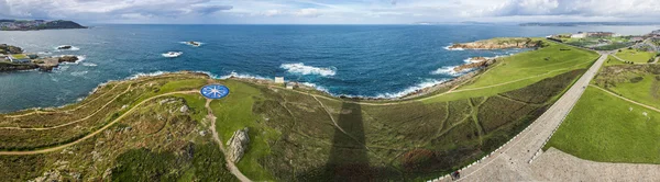 Větrná růžice v coruna, Galicie, Španělsko. — Stock fotografie