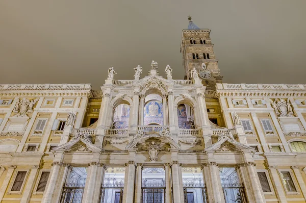 De Pauselijke Basiliek van Sint-mary grote in rome, Italië. — Stockfoto