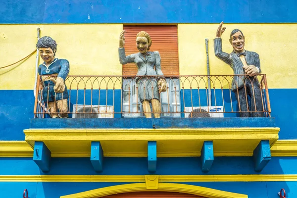 Buenos aires, Arjantin sokak caminito. — Stok fotoğraf