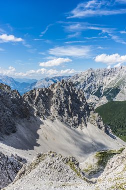 nordkette dağ tyrol, Innsbruck, Avusturya.