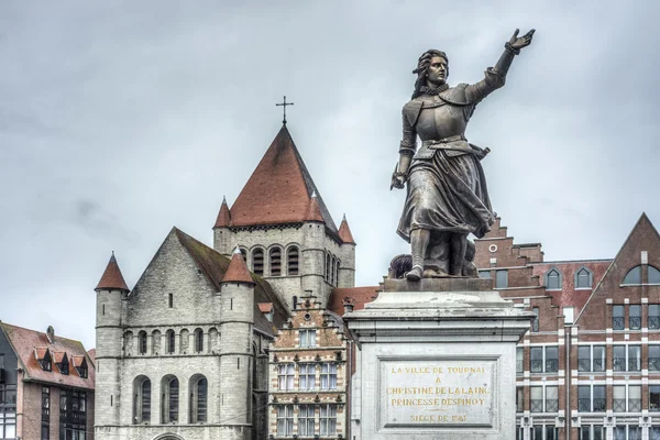 Marie-christine de wychowanków w tournai, Belgia, byli Alfred Bastien. — Zdjęcie stockowe