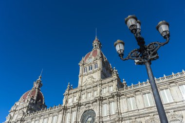 coruna belediye binası içinde bir coruna, İspanya.