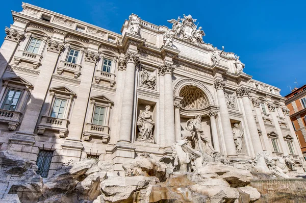 Trevi Fountain, the Baroque fountain in Rome, Italy. Royalty Free Stock Photos