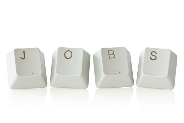 Keyboard keys spelling jobs - Stock-foto