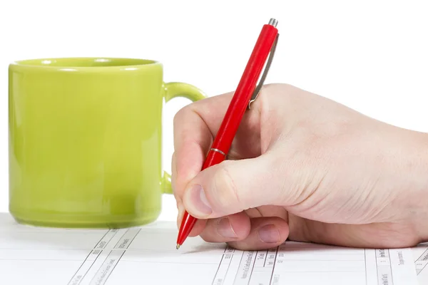 Businessman working in the office — Stock Photo, Image