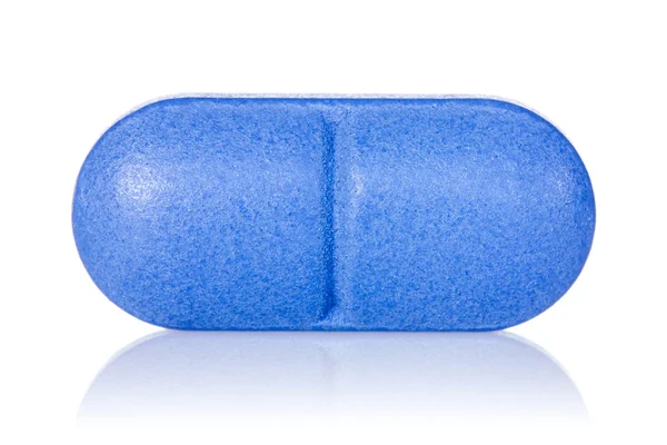 Comprimido azul — Fotografia de Stock