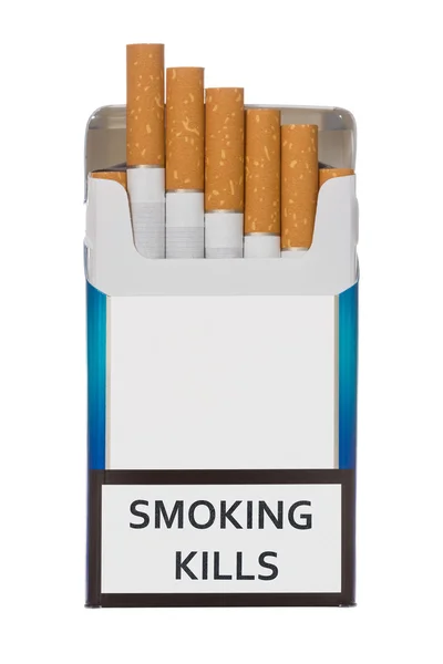 Pack of smoking kills cigarettes — Stock Photo, Image