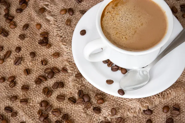 Kopje cappuccino — Stockfoto