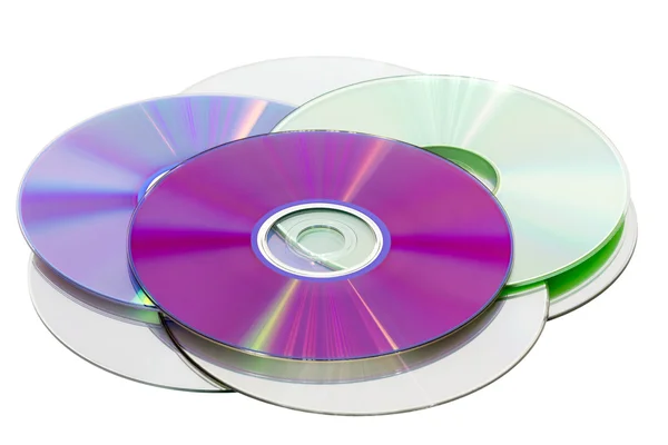 Stack of cd roms — Stock Photo, Image