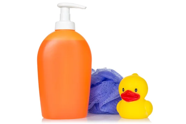 Baby bath accessories — Stock Photo, Image
