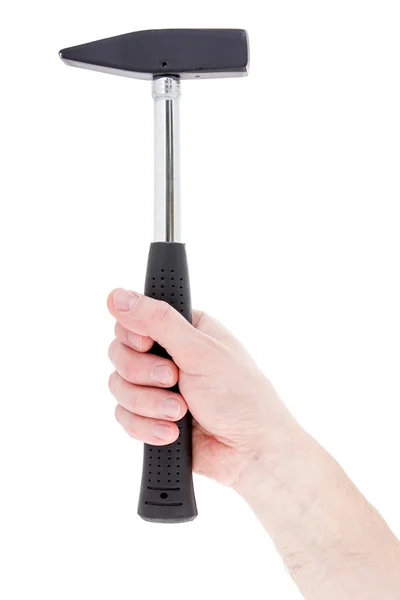 Hammer in de hand — Stockfoto